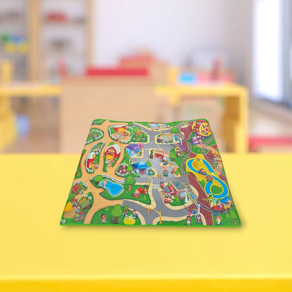 Fisher Price Little People Discovery City Play Mat 2x alfombrillas Hot Wheels play mat Foto 2 de 4