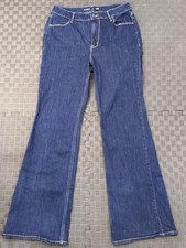 Old Navy Jeans Size 10 Womens High Rise Flare Dark Wash Blue Denim Pants