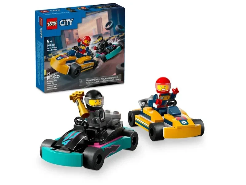 Lego City Go-Karts y pilotos de carreras 99 piezas 60400 nuevo Foto 3 de 4