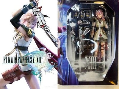 New Play Arts Fantasy XIII FF13 Eclair Farron Lightning Action Figure