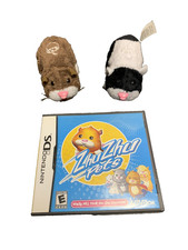 Zhu Zhu Pets For Nintendo DS and 2 Vintage Zhu Zhu Pets toys Lot