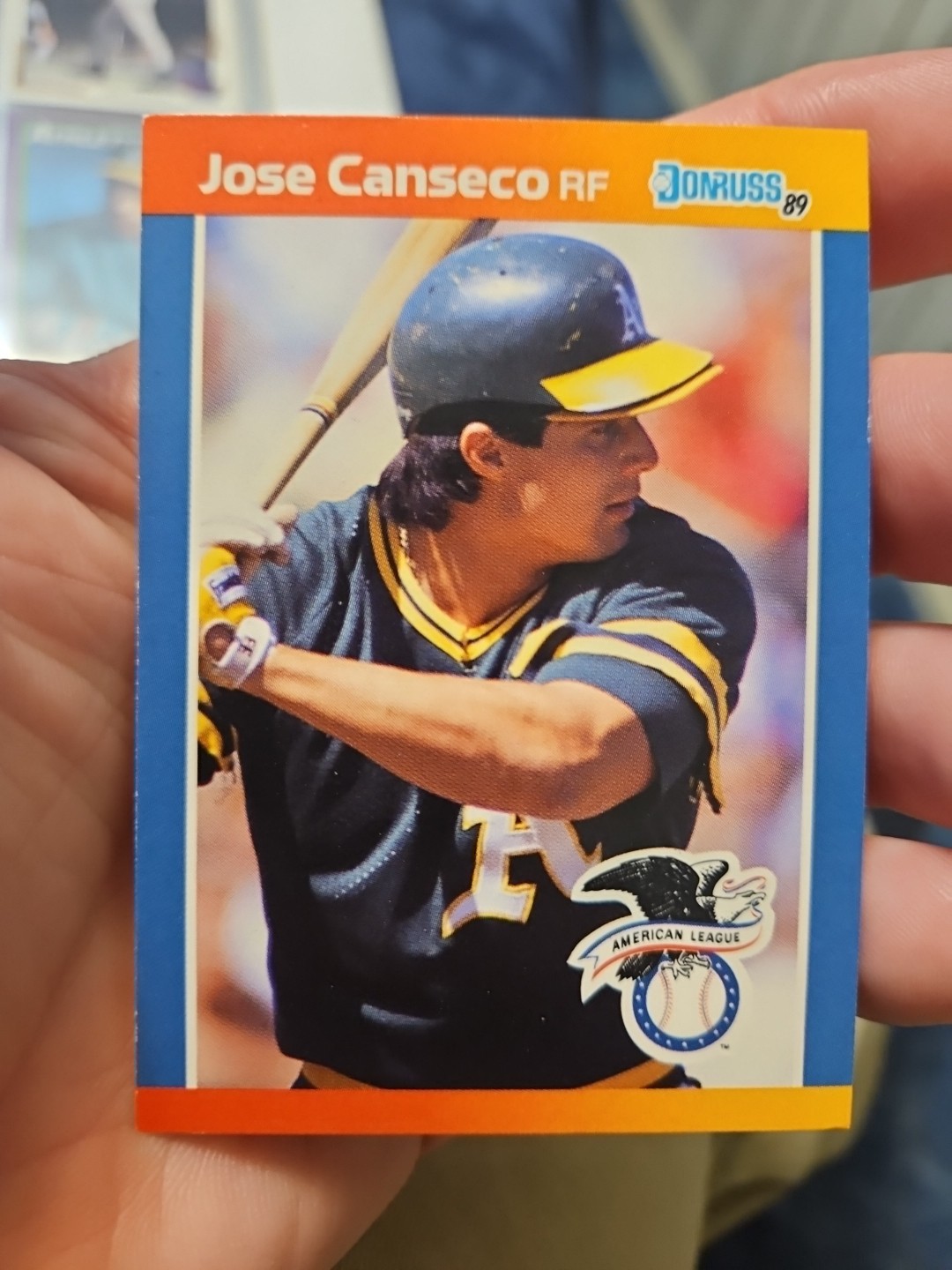 Jose Canseco 1989 Donruss All-Stars #2 Oakland Athletics