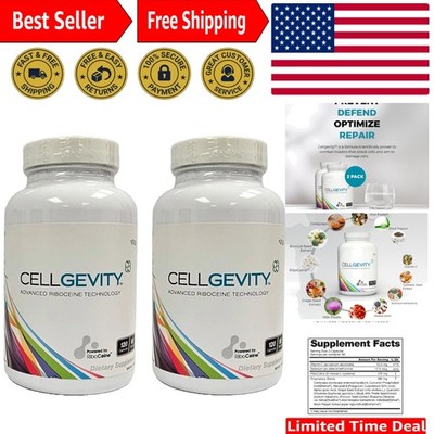 Advanced Antioxidant Formula with RiboCeine - Optimal Cellular Support Pack of 2