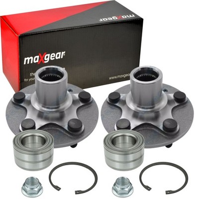 2x MAXGEAR Radlager + GSP Radnabe Hinten für LAND ROVER DISCOVERY 3 4 L319 SPORT