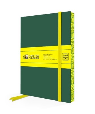 Racing Green & Neon Yellow Artisan Paperback Notebook by  Fla... - 9781835627495