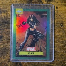 2024 Topps Chrome Marvel Comics X-23 Green Refractor /99 #35 
