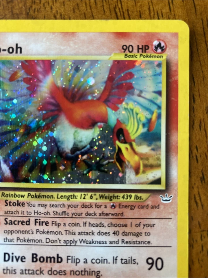 Pokémon Ho-Oh Double Holo Neo Revelation 7/64 - Image 4 of 4
