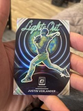 Justin Verlander 2022 Donruss Optic Lights Out #LO-10 Baseball Houston Astros