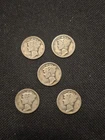 Photo of a 1918-D Mercury Dime from an eBay listing that sold on Jul 22, 2026