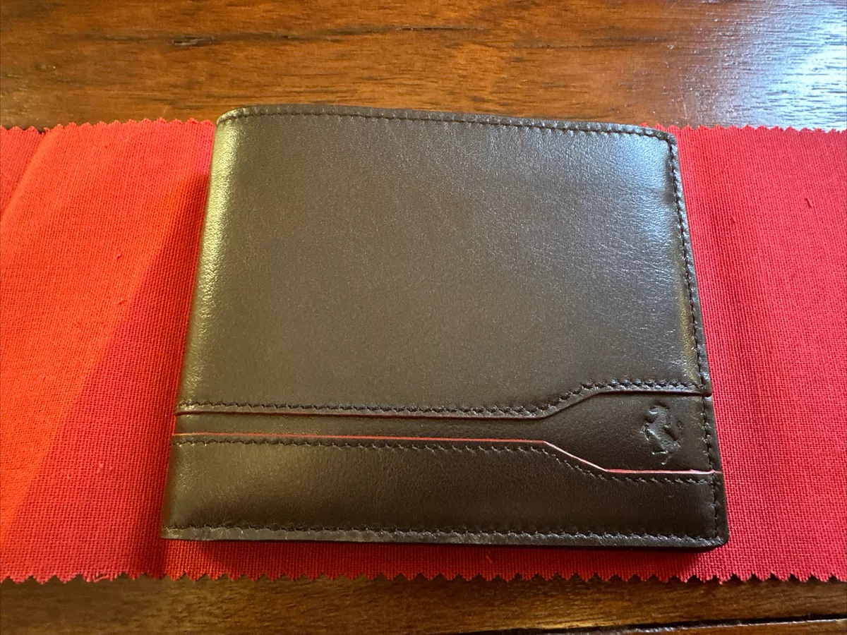 FERRARI Genuine LEATHER CREDITCARD WALLET BY TOD S BUSINESS CARD