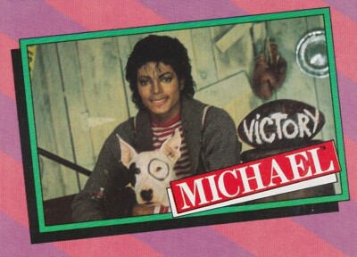 1984 MICHAEL JACKSON SERIES 1 SINGLE TRADING CARD #25
