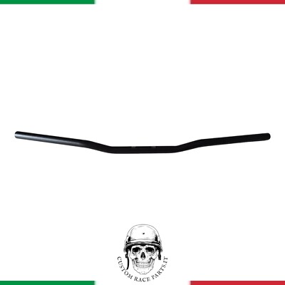   Aluminium Lenker Motorrad ATV Roller Low Fold 22mm Universal schwarz