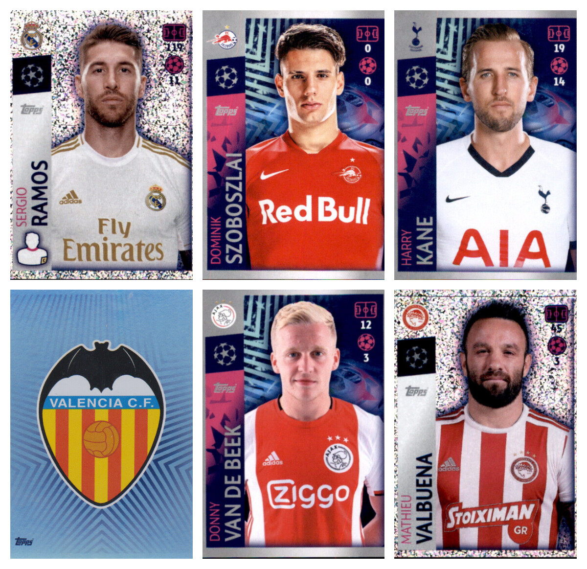 TOPPS CHAMPIONS LEAGUE 2019 2020 19 20 FIGURINA A SCELTA DALLA N