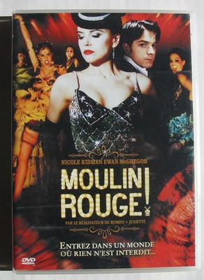 DVD MOULIN ROUGE - Nicole KIDMAN / Ewan McGREGOR - Baz LUHRMANN
