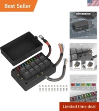 Versatile Pre-Wired Relay and Fuse Box for Safe Automotive & Marine Applications