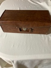 Faux Leather Holds 24 8-Track Tape Carrying Case Handle Latch Retro