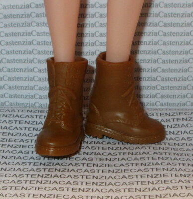 SHOES BARBIE DOLL ZOMBIES 2 WYNTER BARKOWITZ DOLL BROWN ANKLE BOOTS ACCESSORY