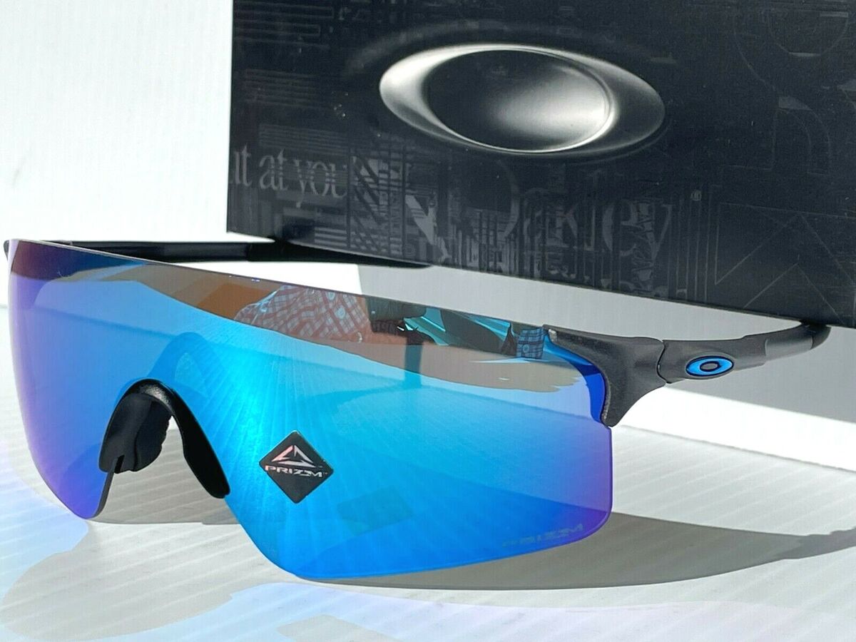 NEW Oakley EVZERO BLADES Steel Frame PRIZM Sapphire Iridium NEW Oakley EVZERO BLADES Steel Frame PRIZM Sapphire Iridium