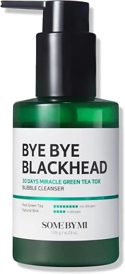 SOME BY MI Bye Bye Blackhead 30 Days Miracle Green Tea Tox Bubble Cleanser 120g