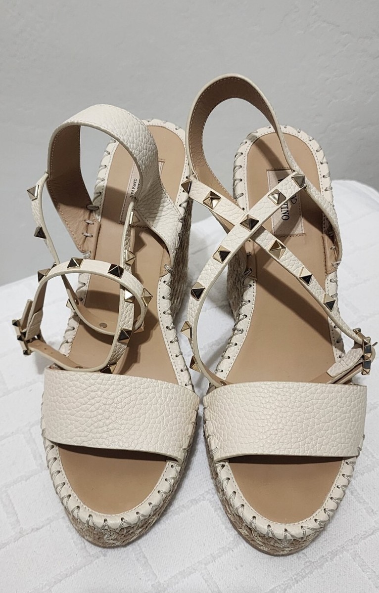 Valentino Garavani Women 10US Rockstud Double Espadrille