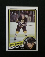 Nevin Markwart 1984 Topps Card #7 _ Receive Exact Card _ BOSTON BRUINS