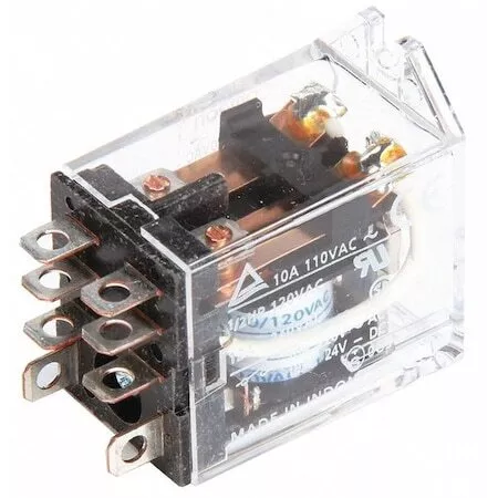 Omron Ly2f-Ac110/120 Relay,8Pin,Dpdt,10A,120Vac