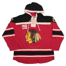 Chicago Blackhawks Jersey Sweatshirt Old Time Hockey Size Xl Hoodie Hooded