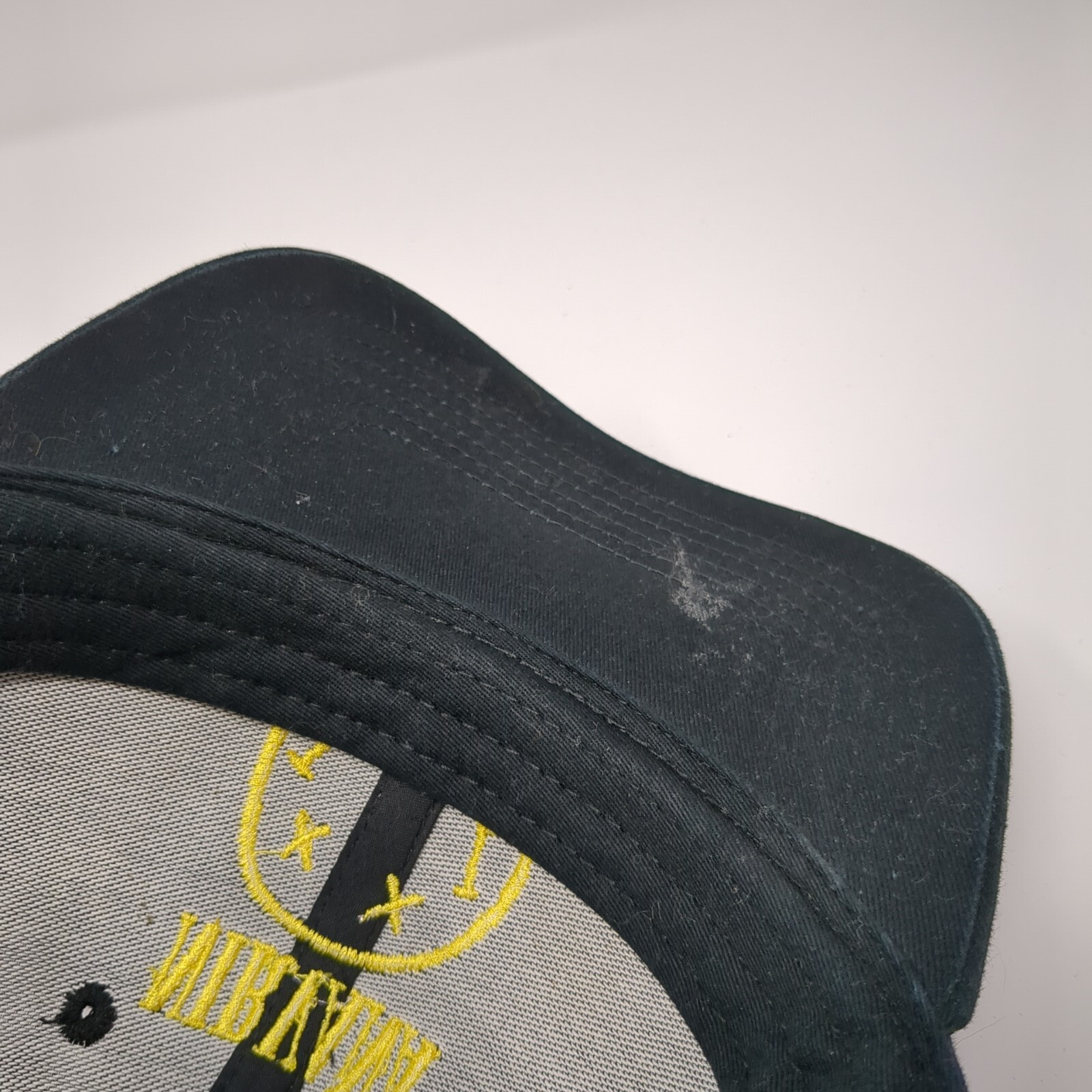 Nirvana Snapback Hat Black One Size Adjustable Em… - image 7