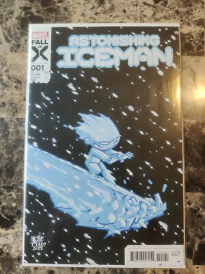Astonishing Iceman #1 | Skottie Young | Fall of X | Marvel