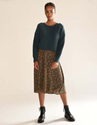 Molly Bracken Pullover Öl ELF898A21 Pullover Frauen Pullover Zöpfe Molly