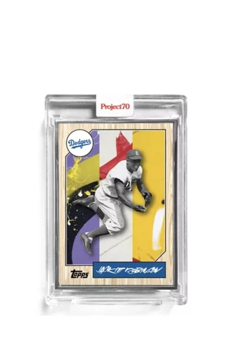 Topps Project70® Card 42 - 1987 Jackie Robinson by Futura - Artist Proof #6/51