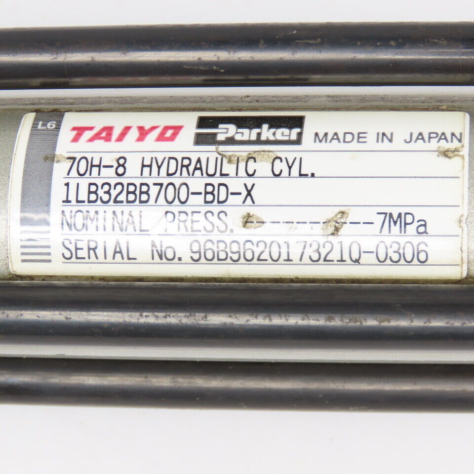 Taiyo Parker 70H-8 40mm Bore 700mm Stroke Double Acting Taiyo Parker 70H-8 40mm Bore 700mm Stroke Double Acting