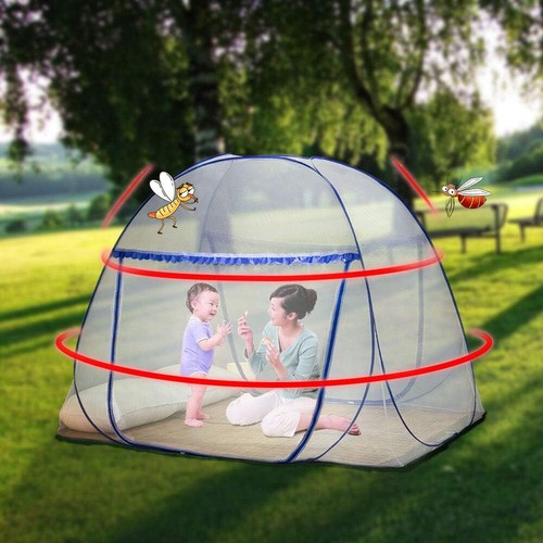 UK Foldable Double Door Netting Mosquito Net Yurt Tent Bed Netting Cover - XL - Picture 5 of 5