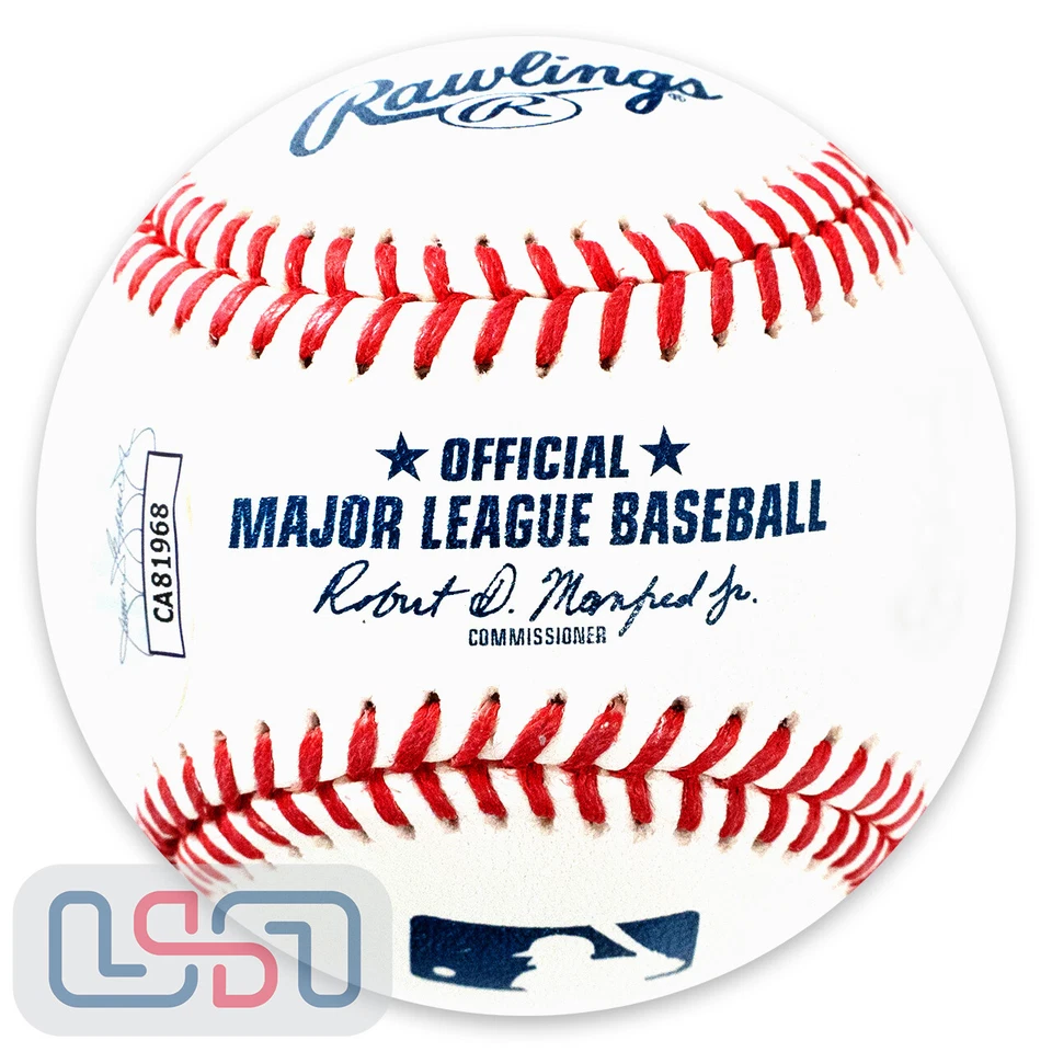 Welbyn Francisca Signed "El Foforo" Rawlings Official Major League Baseball JSA - Image 2 of 3