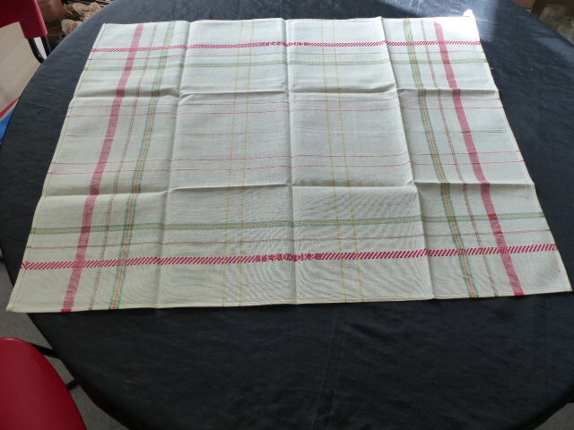 LOT DE 4 ANCIENS TORCHON MODELES DIFFERENTS EN METIS - Photo 3/4