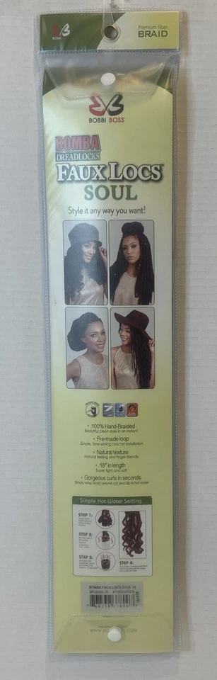 Bobbi Boss Nu Locs Butterfly Locs, puntas romas, Locs de imitación 10", 18" y 24" Foto 2 de 4