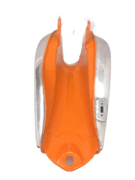 YAMAHA XT TT 500 TANQUE GASOLINA PINTADO NARANJA CROMO MODELO 1U6, 1980 |Apto para Foto 4 de 4