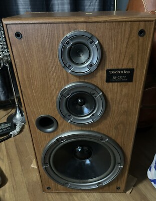 Technics SB-CR77 Vintage 3 Way Speaker Systems Set Of 2 Tested And