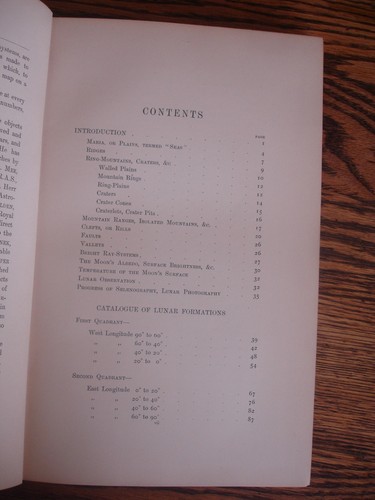 1895 1st ed THE MOON Thos Elger MAPS THOMPSON COLUMBUS ASTRONOMICAL SOCIETY - Picture 8 of 12
