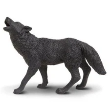 Black Wolf North American Wildlife Figure Safari Ltd Toys Educational Figurines