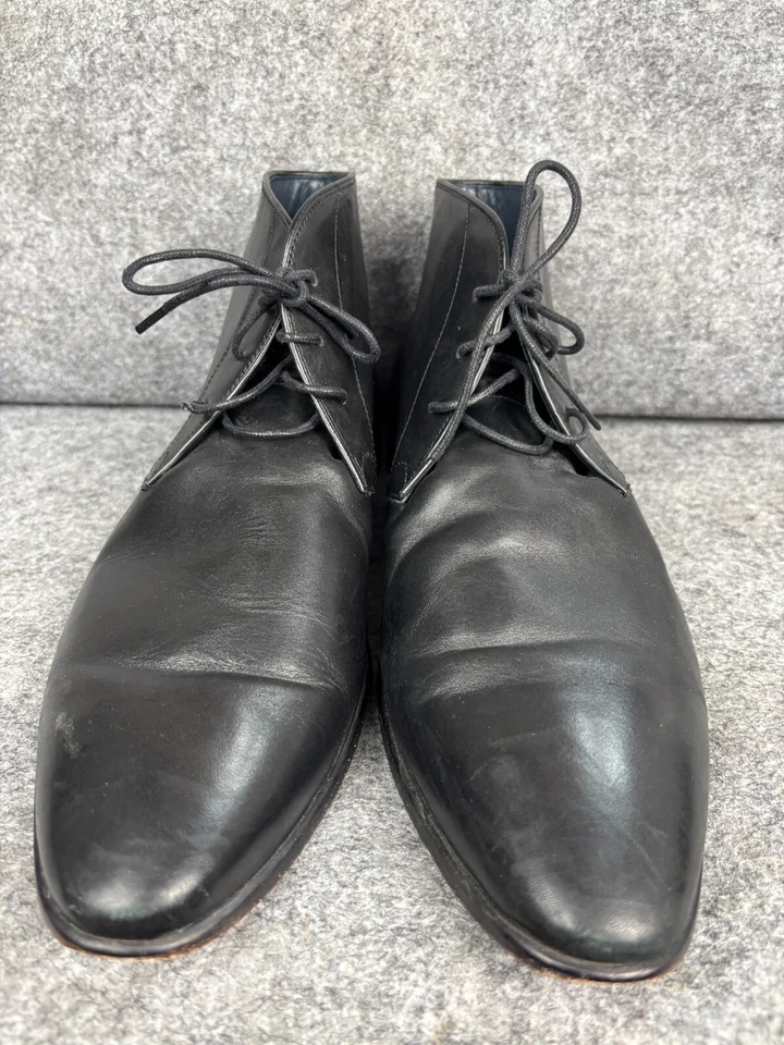 Botas Sweeney by Oliver Sweeney Para Hombre 12 Cuero Negro Elmsett 2 Chukka Tobillo Foto 2 de 4