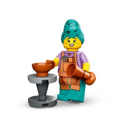 陶器エッグアート人形 Sealed Lego Series 24 Potter Maker Pottery