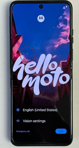 Motorola Moto Razr 5G 2023 XT2323-5 128GB 6.9" Unlocked (Any Carrier) Tiny Dot - Afbeelding 2 van 9