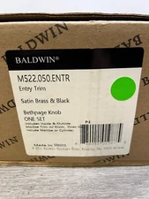 Baldwin M522050ENTR Bethpage Single Cylinder Handleset Trim Set READ*