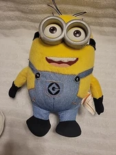 Despicable Me 2 Minion Bob 11” Plush Minion 3D Eyes Thinkway Toys Universal Stud