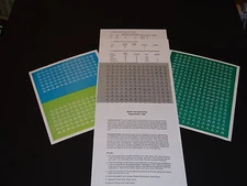 SPI's War In Europe Expansion Set. 3 Sheets Of Unmounted Counters Charts FREE SH