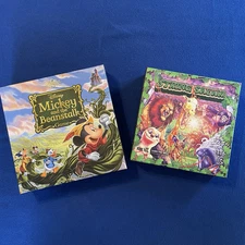2 game lot - String Safari & Mickey and The Beanstalk