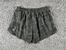 Lululemon Hotty Hot Short II Incognito Camo Multi Gator Green / Size 10