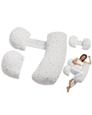 VEVOR Pregnancy Pillow Adjustable Maternity Pillow for Soft Breathable