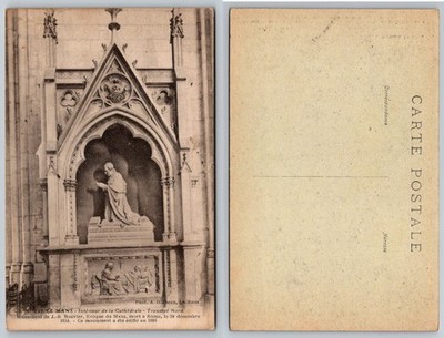 Le Mans Cathedral, J.B. Bouvier Monument, North Transept Postcard France